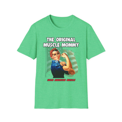 Solid American Muscle - The Original Muscle Mommy T-Shirt