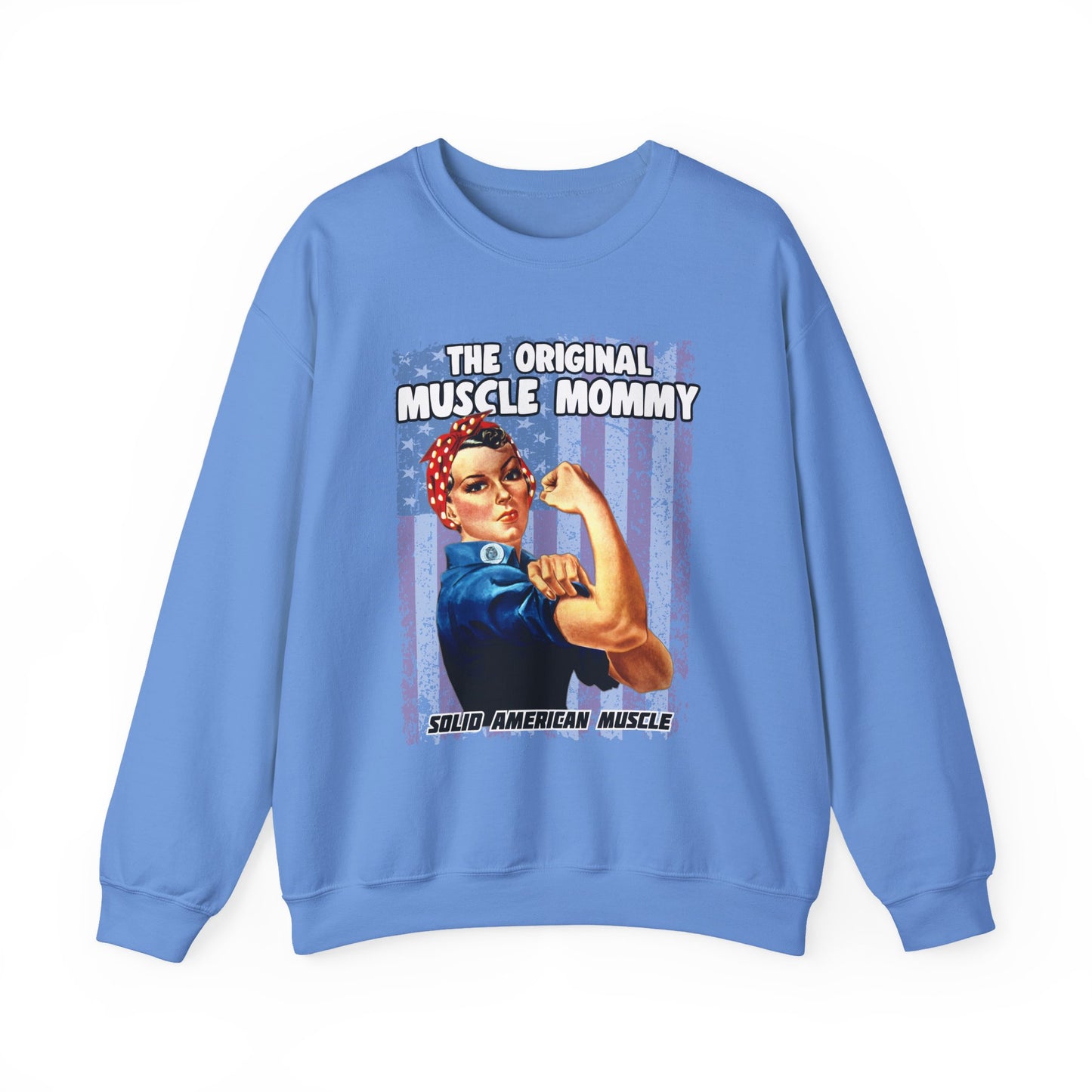 Solid American Muscle - Original Muscle Mommy - Sweatshirt