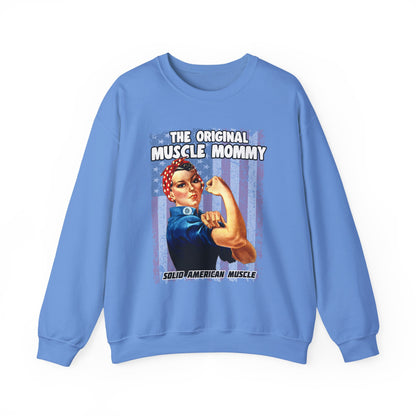 Solid American Muscle - Original Muscle Mommy - Sweatshirt