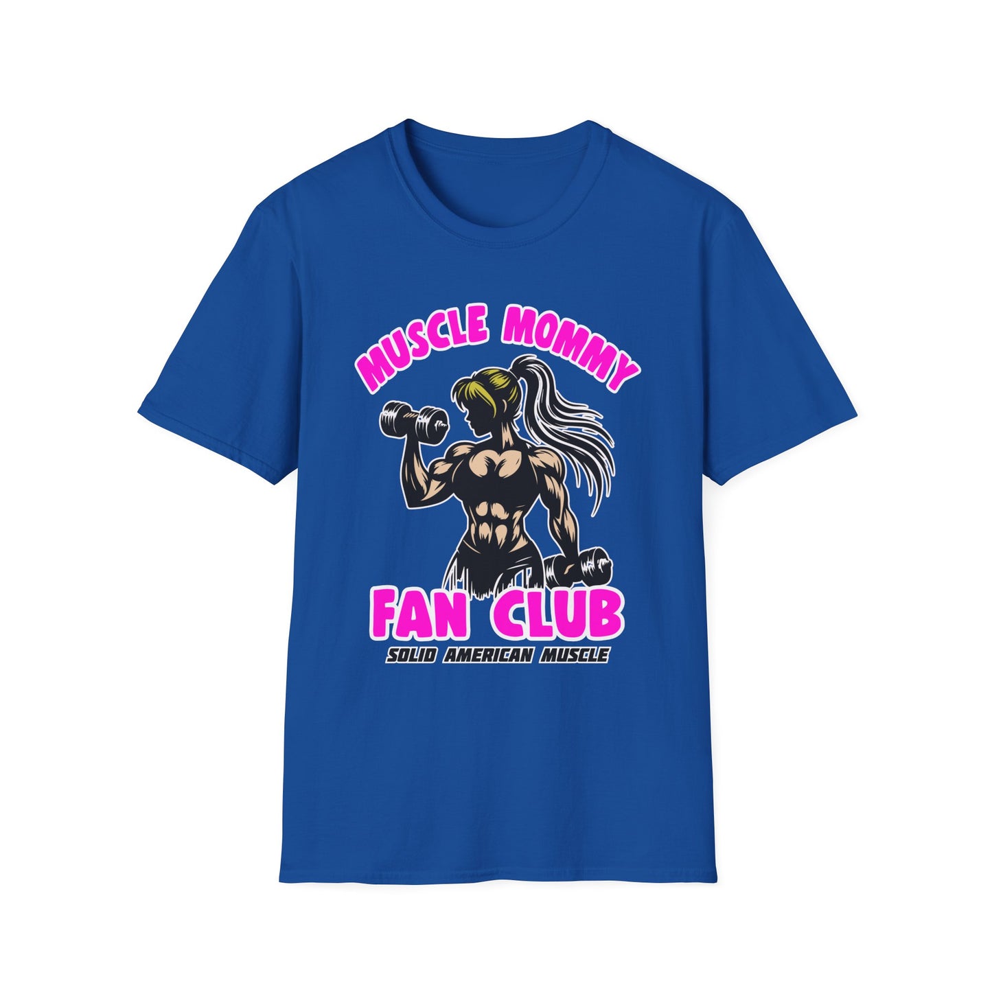 Solid American Muscle - Muscle Mommy Fan Club T-Shirt