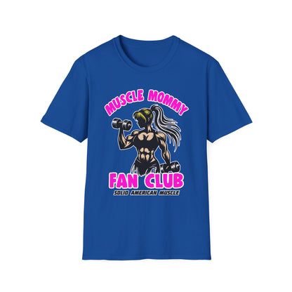 Solid American Muscle - Muscle Mommy Fan Club T-Shirt