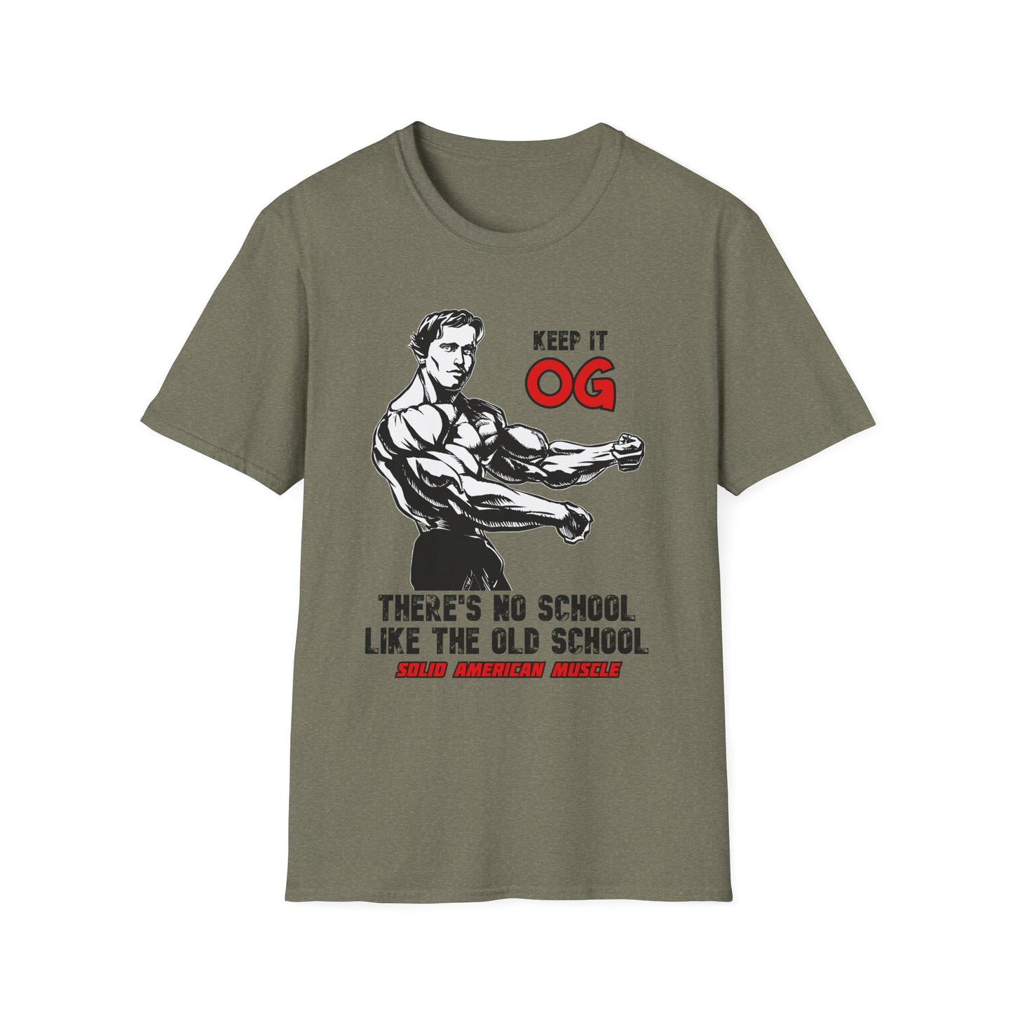 Solid American Muscle - Keep it OG - There's No School Like the Old School T-Shirt