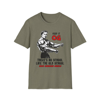 Solid American Muscle - Keep it OG - There's No School Like the Old School T-Shirt
