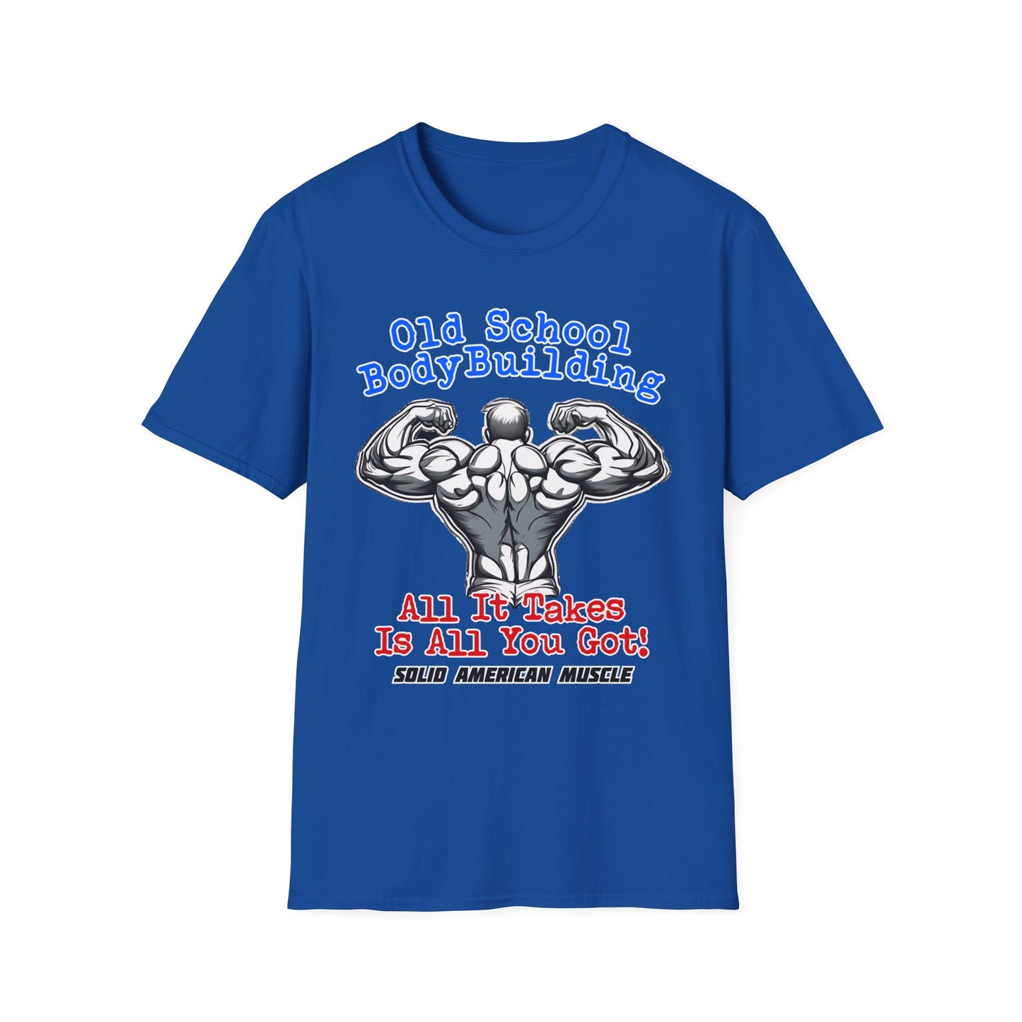 Solid American Muscle - Old School Bodybuilding T-Shirt