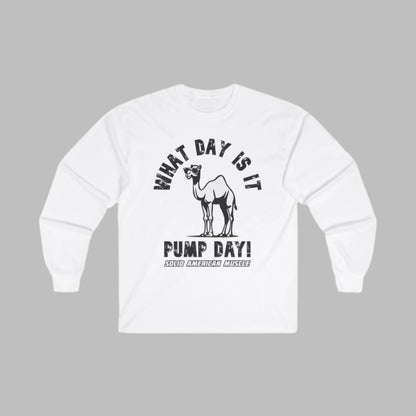 Solid American Muscle - Pump Day! Long Sleeve T-Shirt