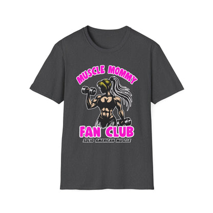Solid American Muscle - Muscle Mommy Fan Club T-Shirt