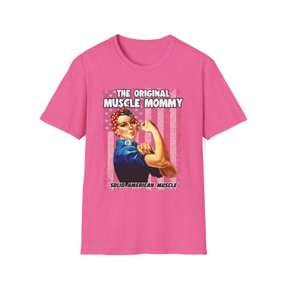 Solid American Muscle - The Original Muscle Mommy T-Shirt