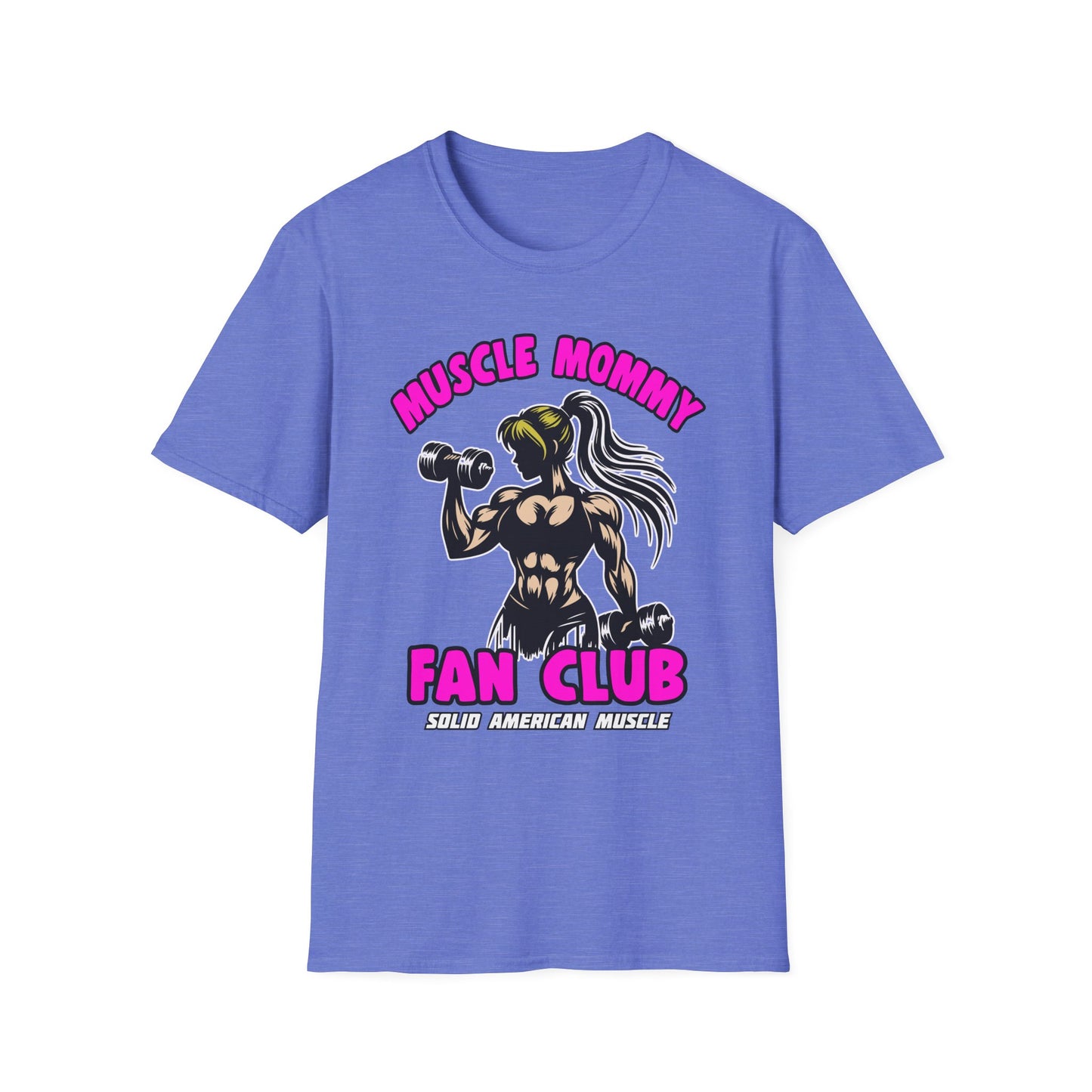 Solid American Muscle - Muscle Mommy Fan Club T-Shirt