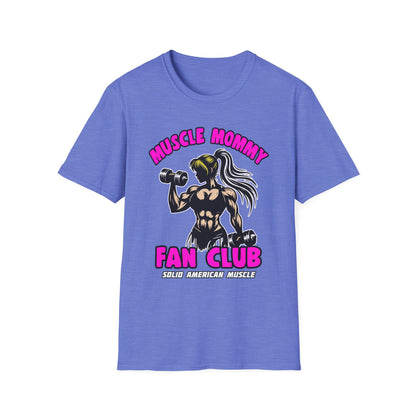 Solid American Muscle - Muscle Mommy Fan Club T-Shirt