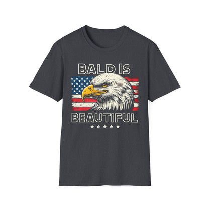 Patriot Collection - Bald Is Beautiful - USA Eagle T-Shirt