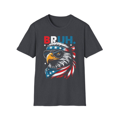 Patriot Collection - Eagle with Shades - USA Flag Bandana - Bruh - T-Shirt