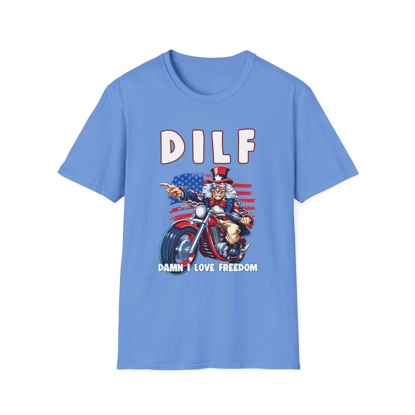 Patriot Collection - DILF - Damn I Love Freedom - Uncle Sam - T-Shirt