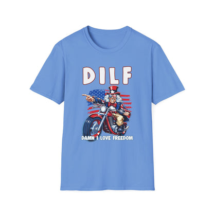 Patriot Collection - DILF - Damn I Love Freedom - Uncle Sam - T-Shirt
