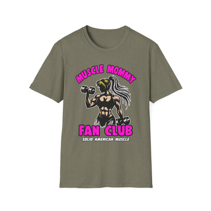 Solid American Muscle - Muscle Mommy Fan Club T-Shirt