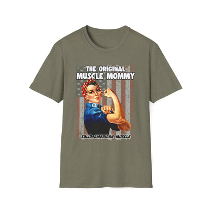 Solid American Muscle - The Original Muscle Mommy T-Shirt