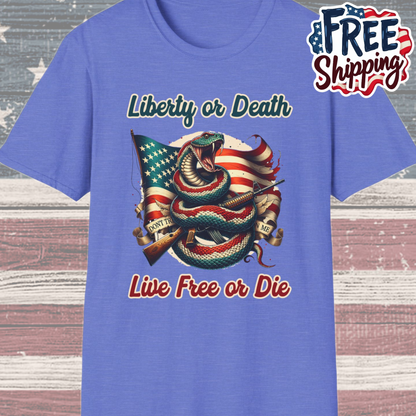 Patriot Collection - Liberty or Death - Live Free of Die - T-Shirt