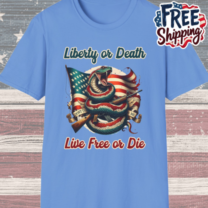 Patriot Collection - Liberty or Death - Live Free of Die - T-Shirt
