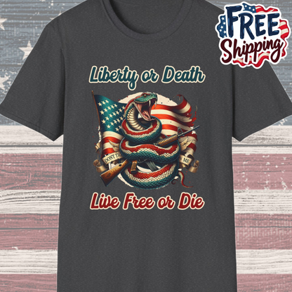 Patriot Collection - Liberty or Death - Live Free of Die - T-Shirt