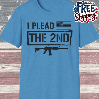 Patriot Collection - I Plead the 2nd - Second Amendment / Gun Rights - T-Shirt