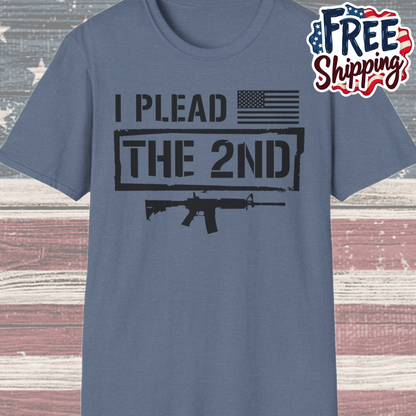 Patriot Collection - I Plead the 2nd - Second Amendment / Gun Rights - T-Shirt