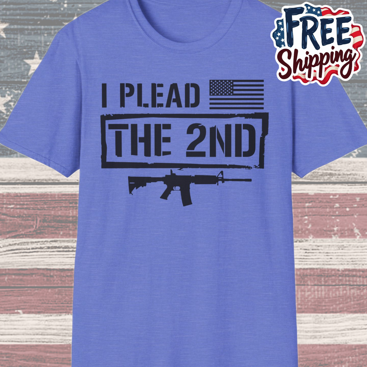 Patriot Collection - I Plead the 2nd - Second Amendment / Gun Rights - T-Shirt