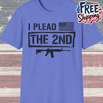 Patriot Collection - I Plead the 2nd - Second Amendment / Gun Rights - T-Shirt