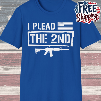 Patriot Collection - I Plead the 2nd - Second Amendment / Gun Rights - T-Shirt