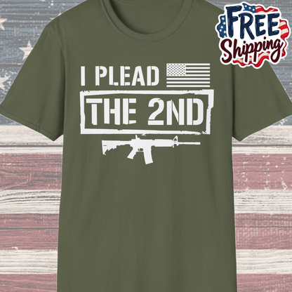 Patriot Collection - I Plead the 2nd - Second Amendment / Gun Rights - T-Shirt