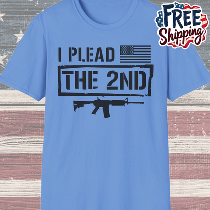 Patriot Collection - I Plead the 2nd - Second Amendment / Gun Rights - T-Shirt