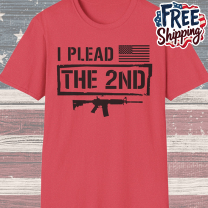 Patriot Collection - I Plead the 2nd - Second Amendment / Gun Rights - T-Shirt