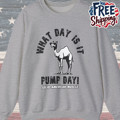 Solid American Muscle - Pump Day! Sweatshirt