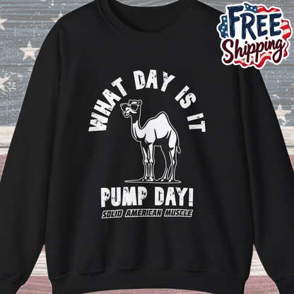 Solid American Muscle - Pump Day! Sweatshirt