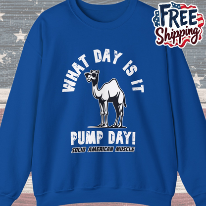 Solid American Muscle - Pump Day! Sweatshirt