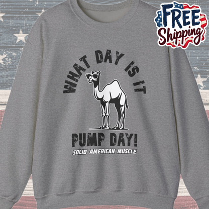 Solid American Muscle - Pump Day! Sweatshirt