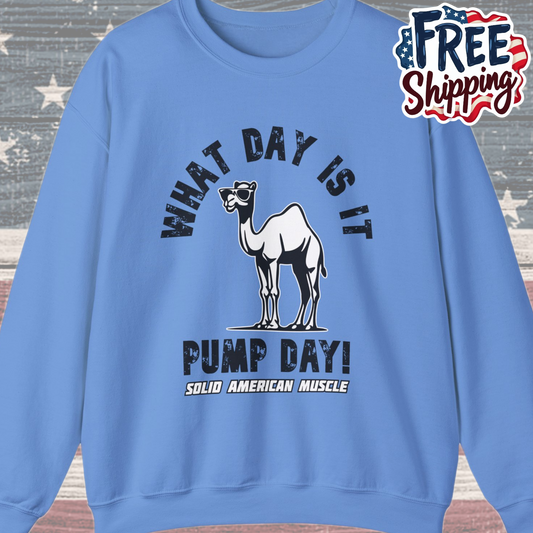 Solid American Muscle - Pump Day! Sweatshirt