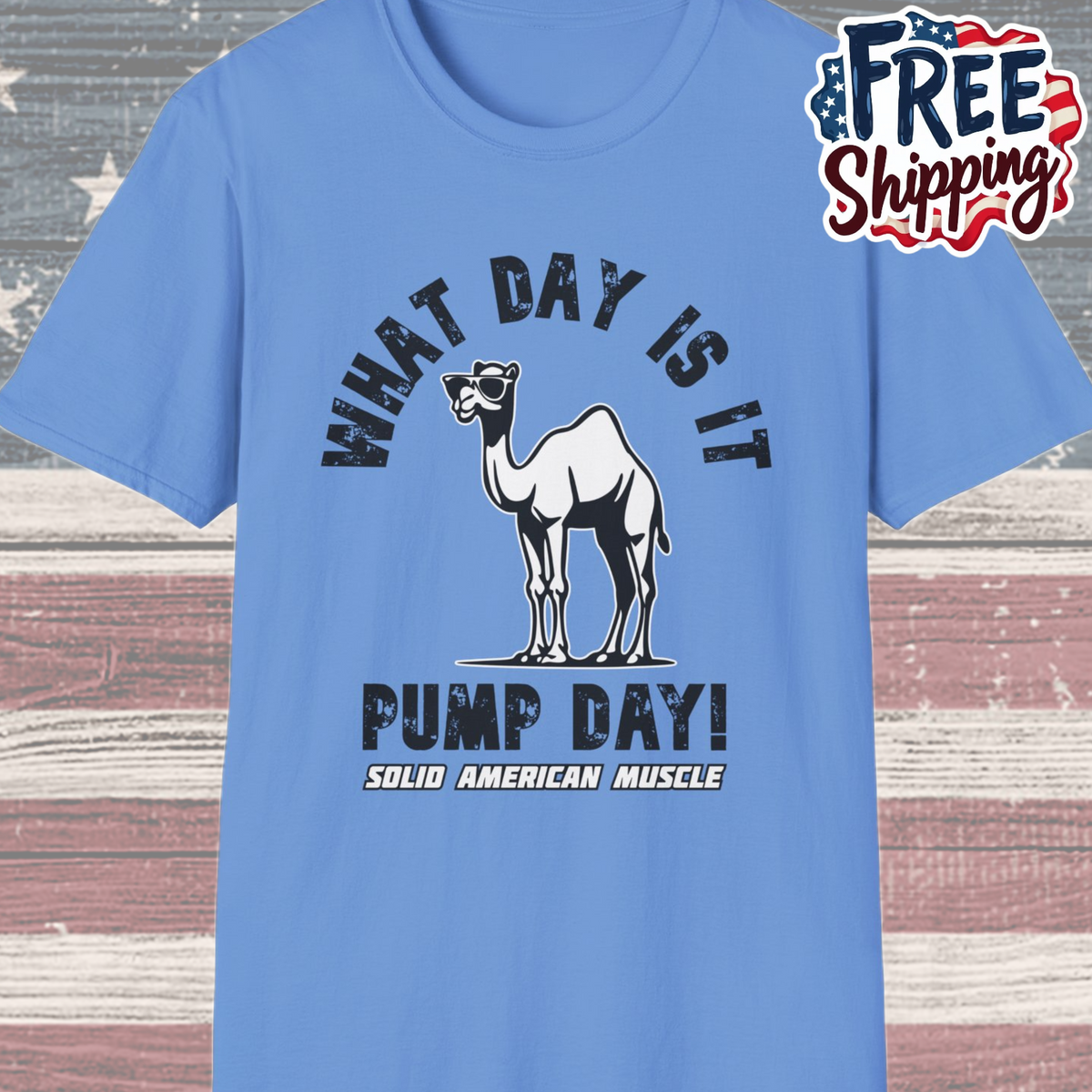 Solid American Muscle - Pump Day! T-Shirt