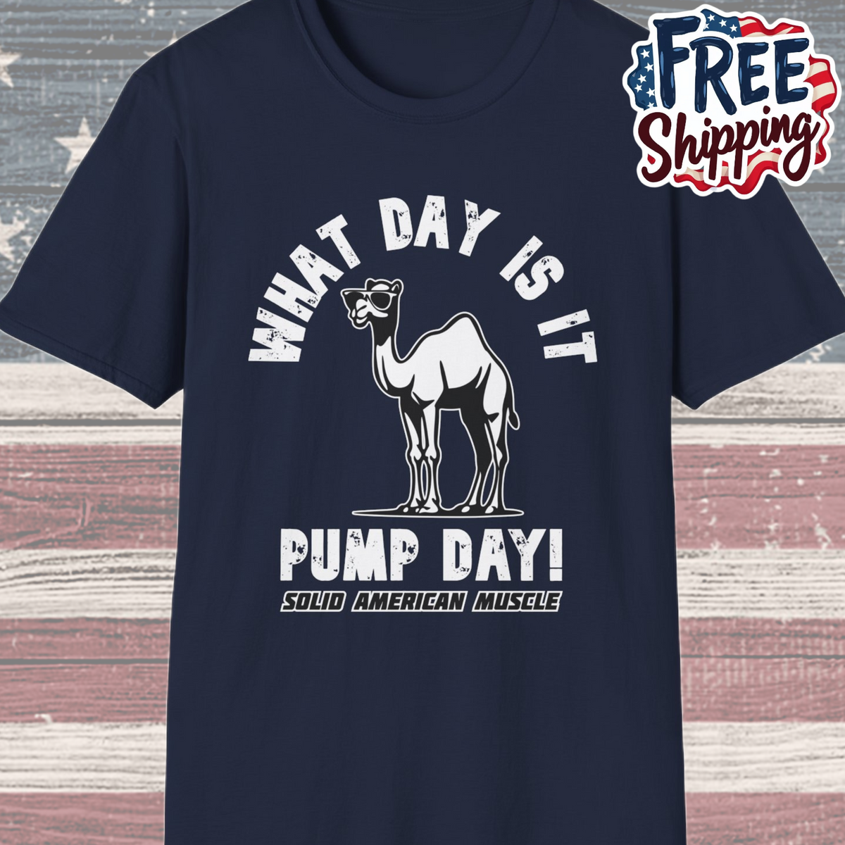 Solid American Muscle - Pump Day! T-Shirt